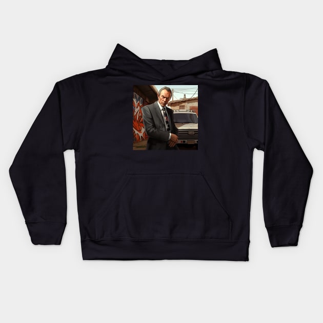 Tony Blair Kids Hoodie by ComicsFactory